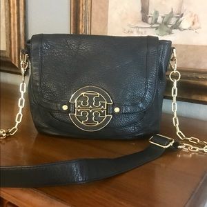 Amanda Crossbody Messenger, Black Tory Burch